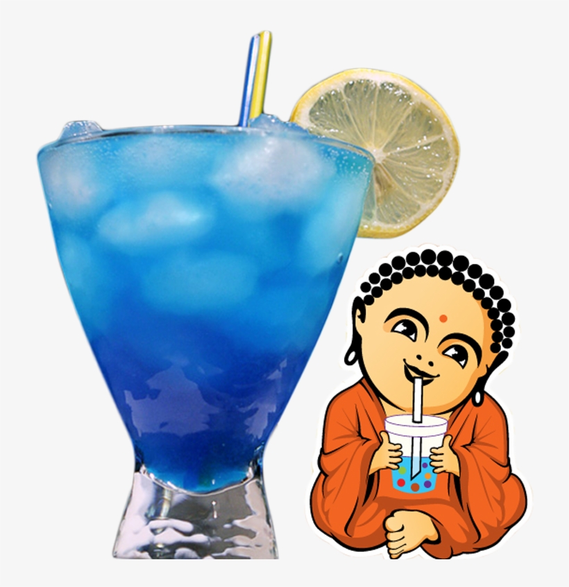 Blue Hawaiian Lemonade Powder Drink Mix By Buddha Bubbles - Bubble Tea, transparent png download