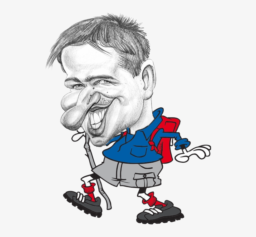 Cartoon Hiker Clipart , Png Download - Cartoon, transparent png download