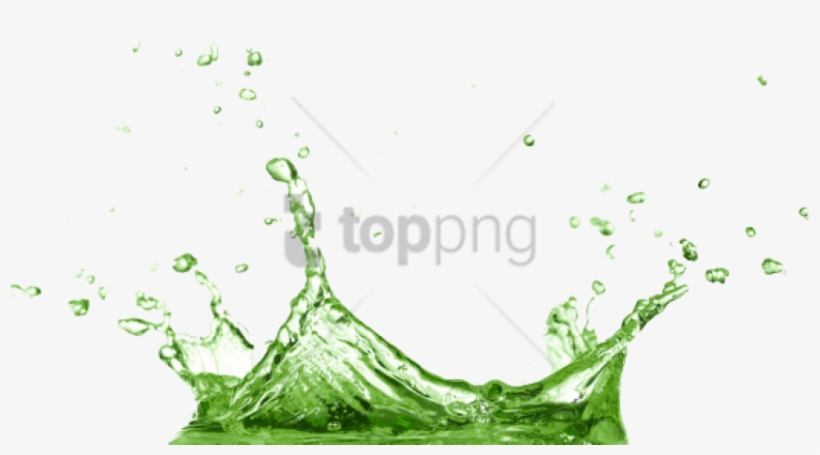 Free Png Download Green Water Splash Png Png Images - Transparent Background Water Splash Png, transparent png download