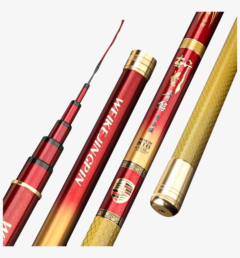 Chopped Green Sturgeon Pole Taiwan Fishing Rod Hand - Fishing Rod, transparent png download