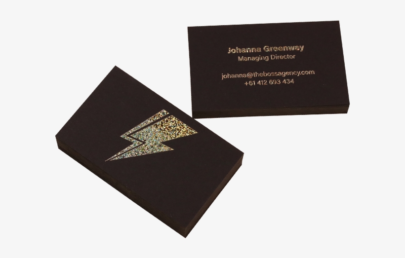 Foil Business Cards - Paper, transparent png download