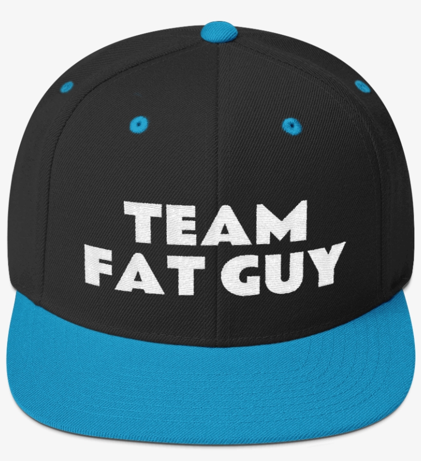 Team Fat Guy Snapback Hat - Baseball Cap, transparent png download