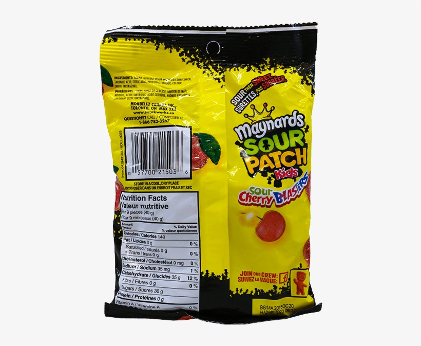 Maynards Sour Patch Kids Sour Cherry Blasters - Sour Patch Kids, transparent png download