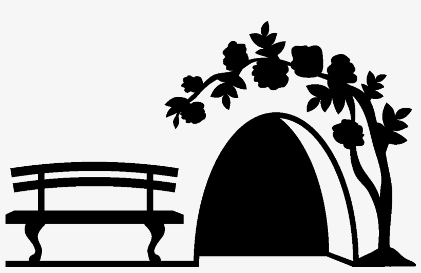 Sticker Trou De Souris À La Rose - Mouse Hole Silhouette, transparent png download
