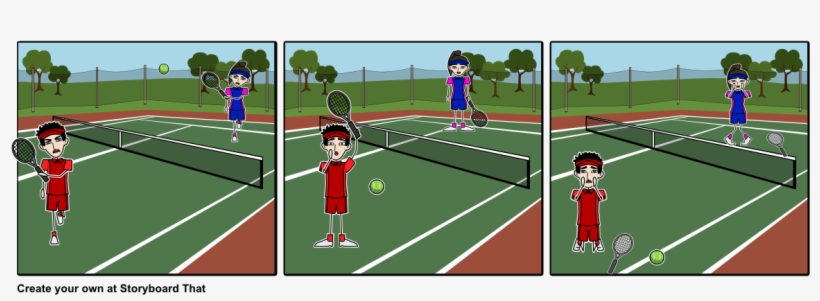 Tennis - Tennis Storyboard, transparent png download