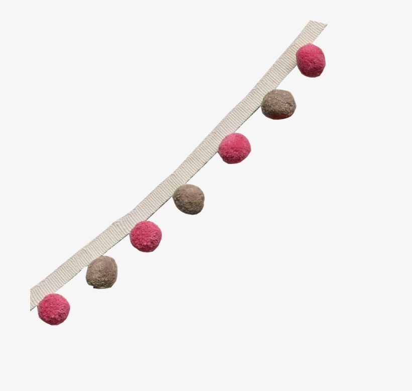 Rose Dark Beech Pom Poms - Circle, transparent png download