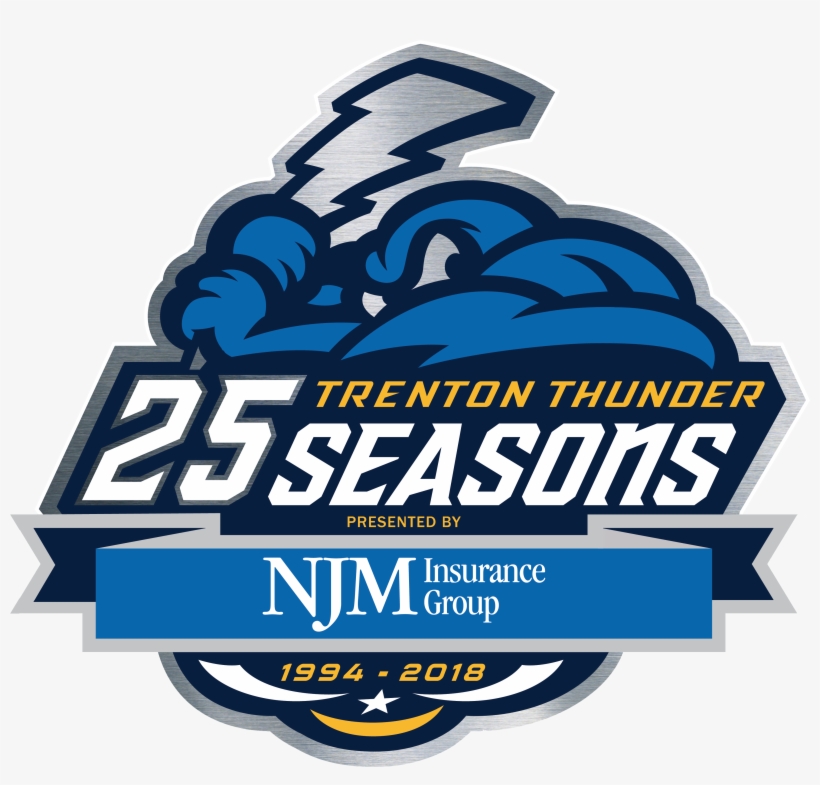 The Trenton Thunder Are Celebrating The 25th Anniversary - Trenton Thunder, transparent png download