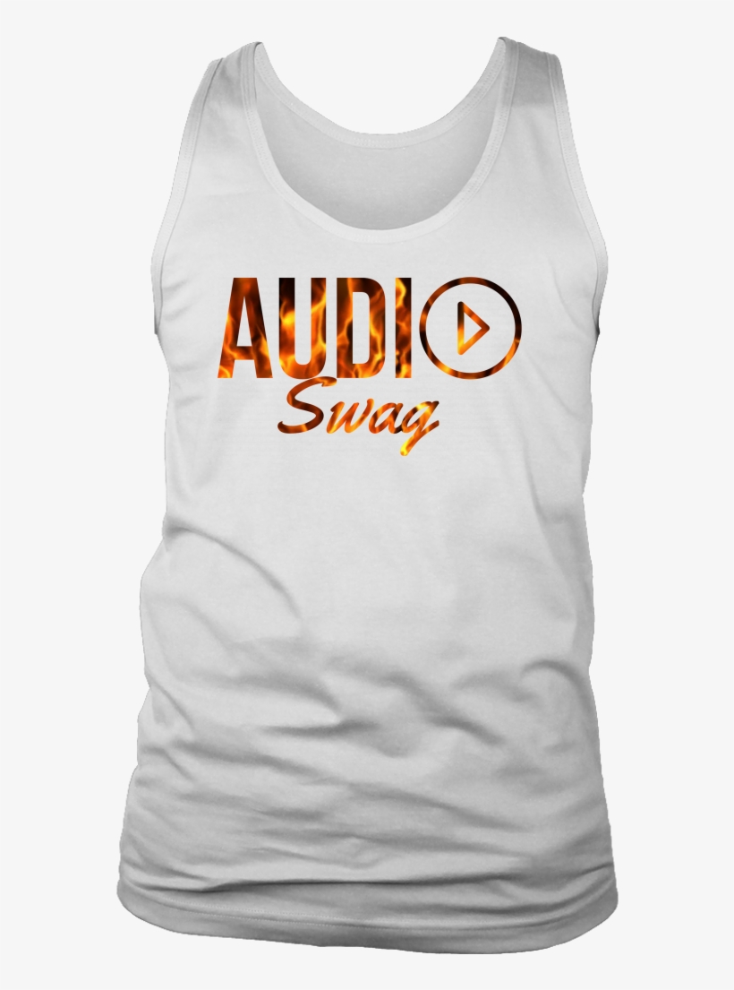 Audio Swag Fire Logo Mens Tank Top - Active Tank, transparent png download