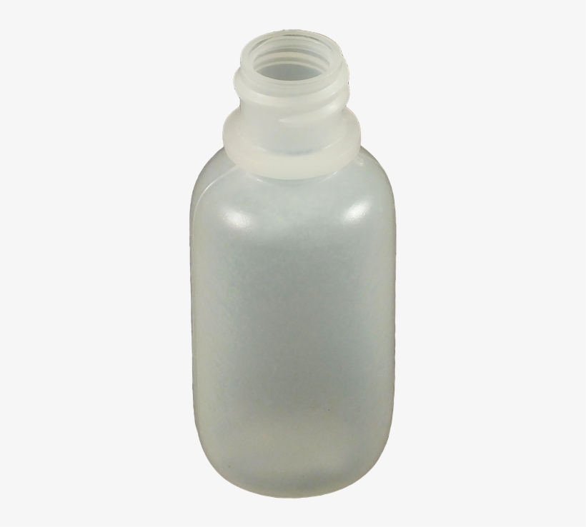 1 Oz Natural Ldpe Plastic Boston Round Bottle - Glass Bottle, transparent png download