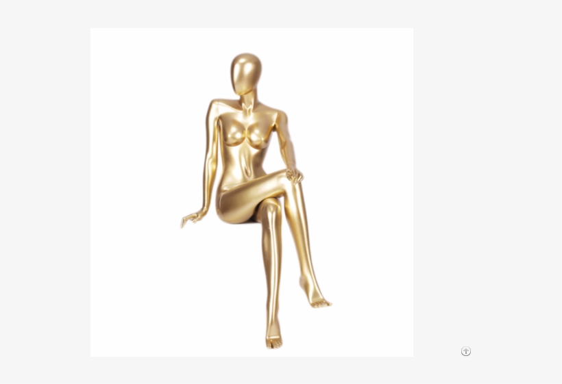 Golden Color Store Display Mannequin - Mannequin, transparent png download