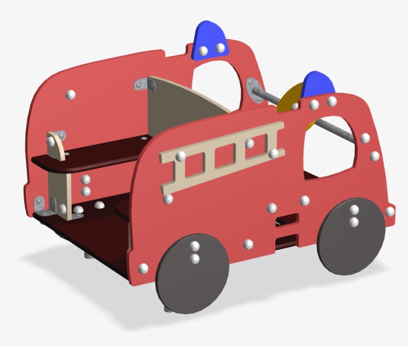 Firetruck - Toy Vehicle, transparent png download