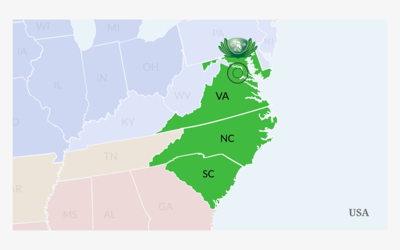 About The Greater Washington D - Map, transparent png download