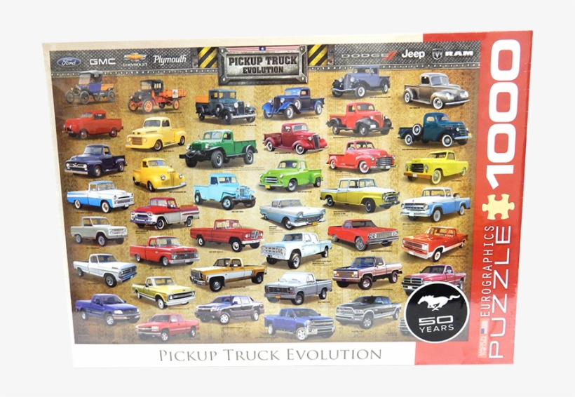Pickup Truck Puzzle-800x800 - Gmc Pickup Truck Evolution, transparent png download