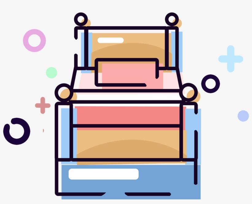 Mbe Nécessités Quotidiennes Bleu Lit Png Et Psd - Psd, transparent png download