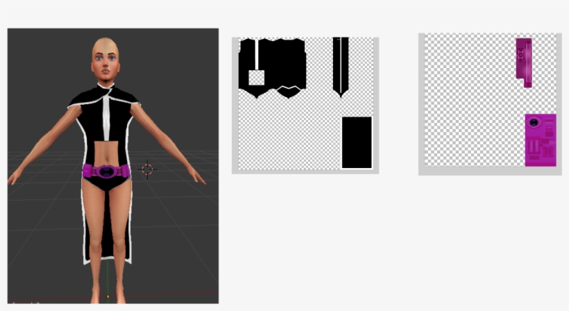 Combined Meshes Texture Overlap - Illustration, transparent png download