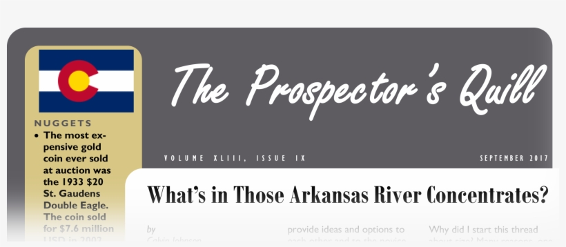 September, 2017 Quill - Colorado State Flag, transparent png download