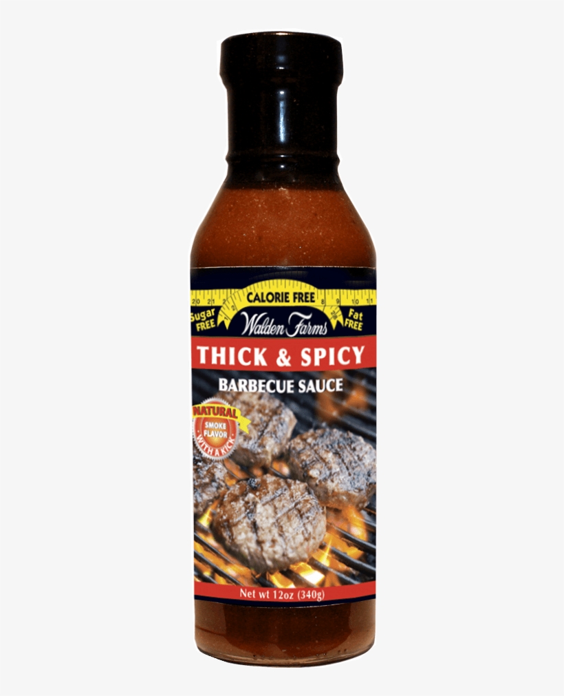 Walden Farms Thick & Spicy Bbq Sauce - Barbecue Sauce, transparent png download