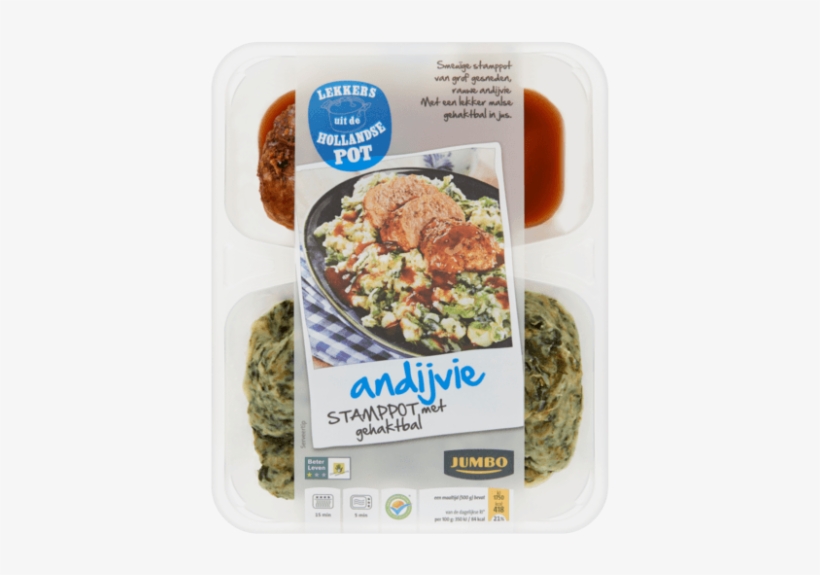 Jumbo Andijvie Stamppot Met Gehaktbal - Breakfast Cereal, transparent png download