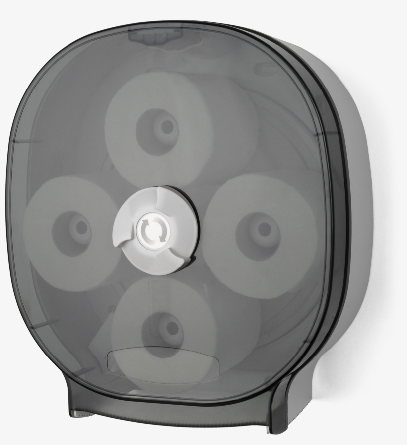Dark Translucent - Roll Tissue Paper Dispenser, transparent png download