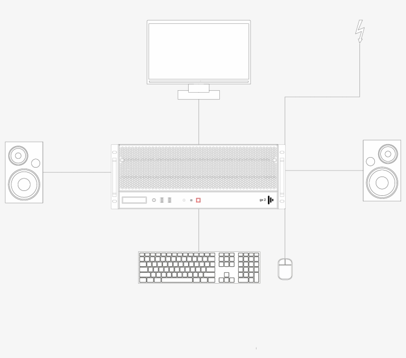 Press The Power Button On The Front Of The Unit And - Flat Panel Display, transparent png download