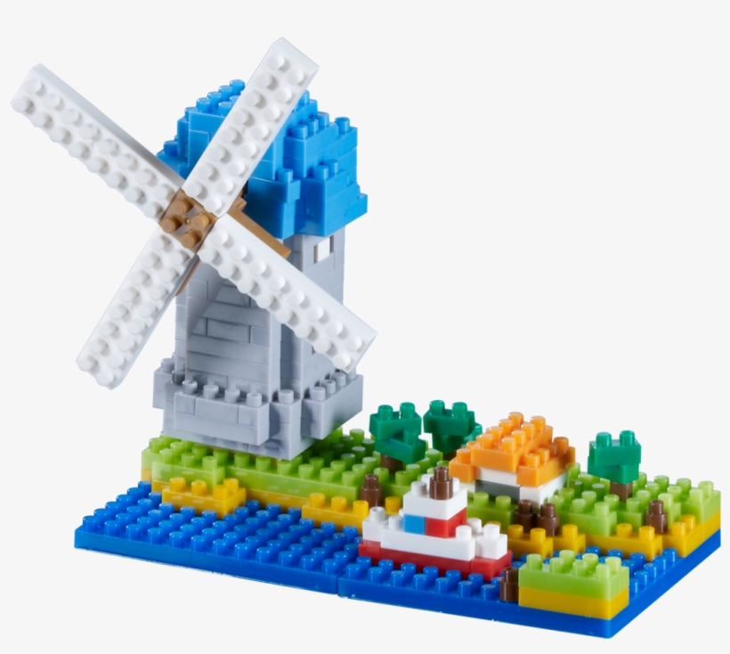Windmill - Windmill - Brixies Blocks Build Your Own, transparent png download
