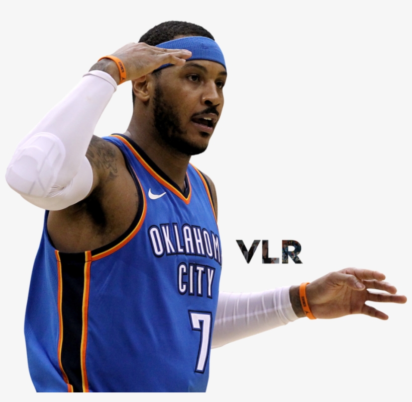 Carmelo Anthony Png - Carmelo Anthony Thunder Png, transparent png download
