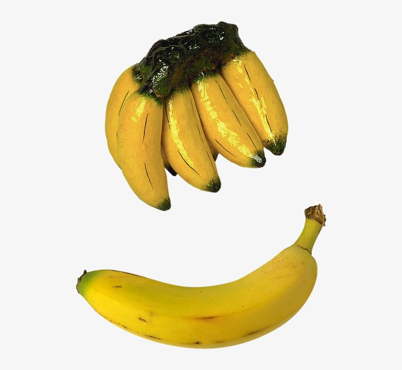 Bananas, Fruit, Treats, Table, Kitchen, Cooking - Saba Banana, transparent png download