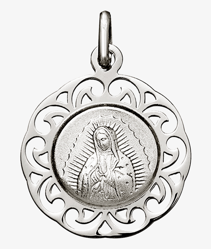 Iniciomedallas De Platamedalla Virgen De Guadalupe - Locket, transparent png download