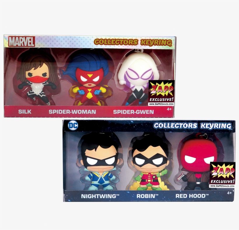 Zapp X Monogram - Nightwing Red Hood Keychains, transparent png download