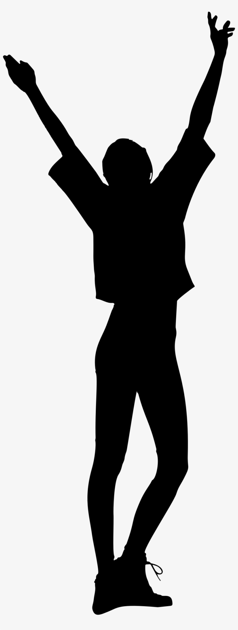 Big Image - Happy Child Silhouette, transparent png download