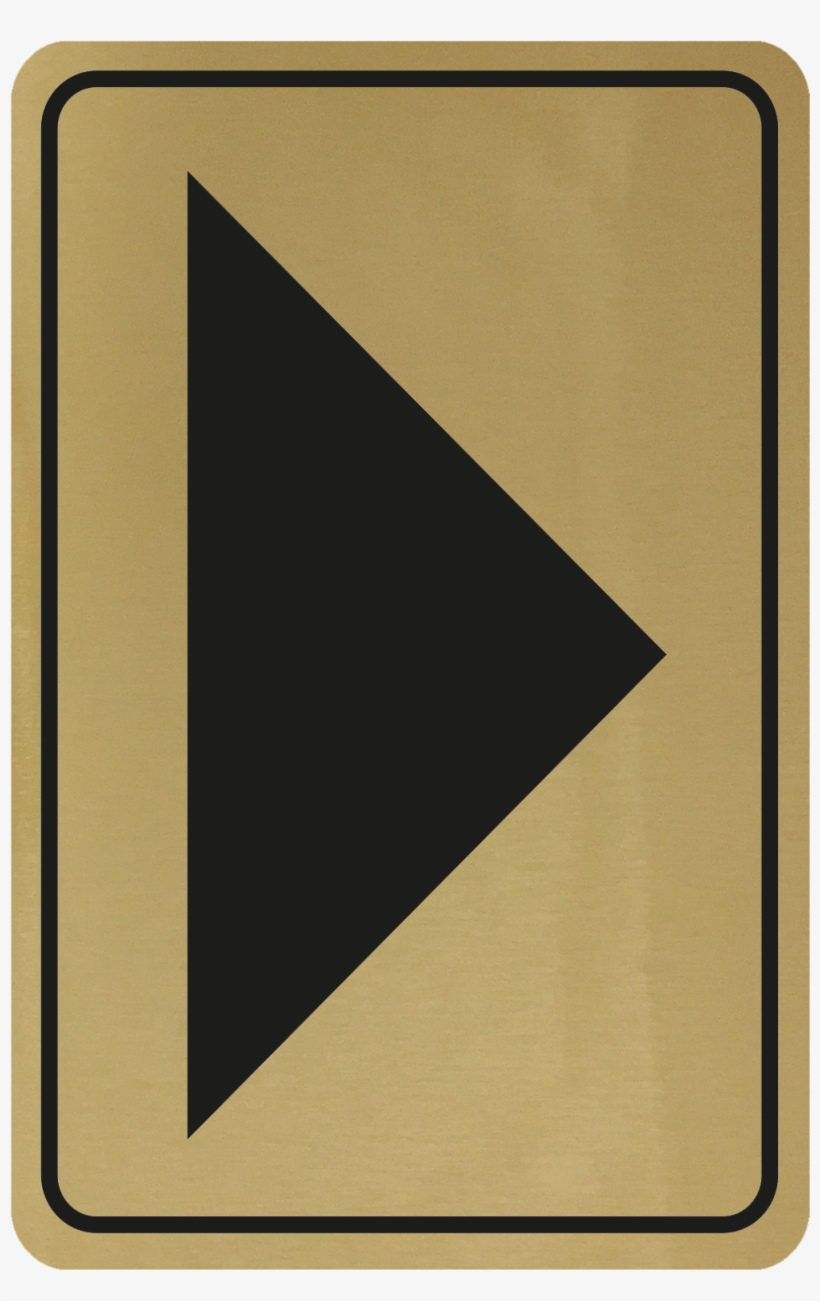 Large Arrow Door Sign - Traffic Sign, transparent png download
