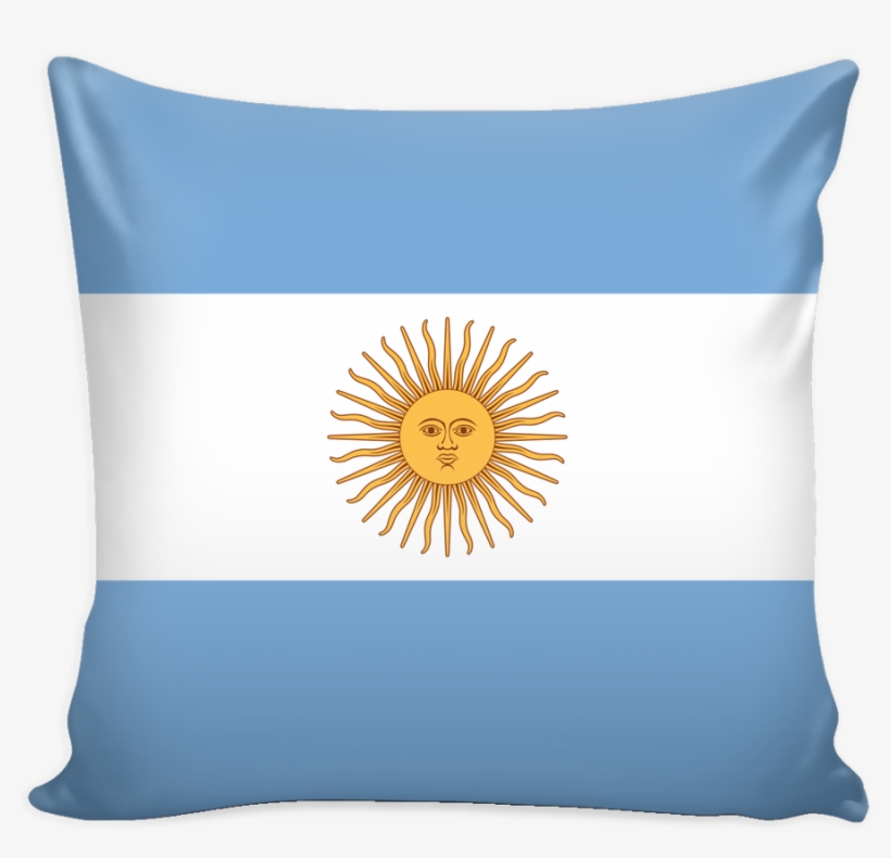 Argentinian Flag Decorative Pillow Case - Throw Pillow, transparent png download