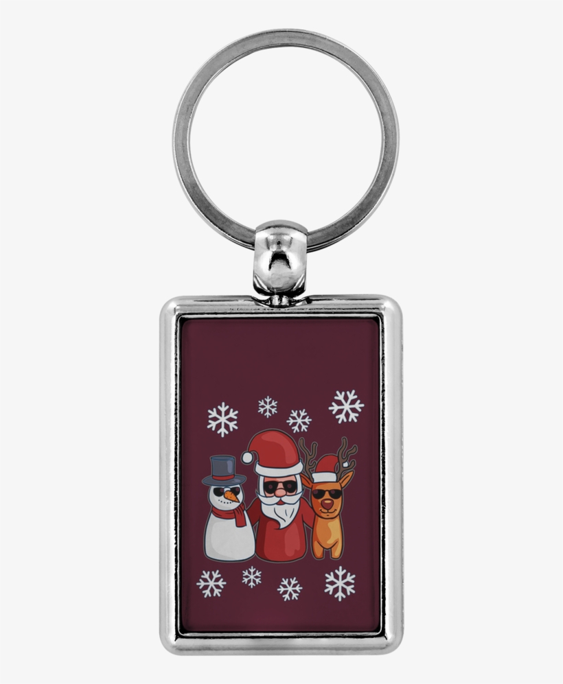 Santa Snowman Reindeer Keychain For Men Women Key Chain, - Anti Social Social Club Keychain, transparent png download