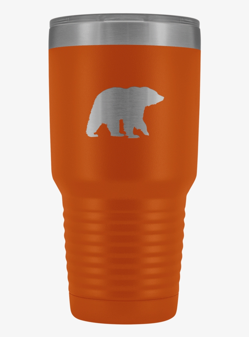 Bear Silhouette 30oz Tumbler Drinkware - Punxsutawney Phil, transparent png download