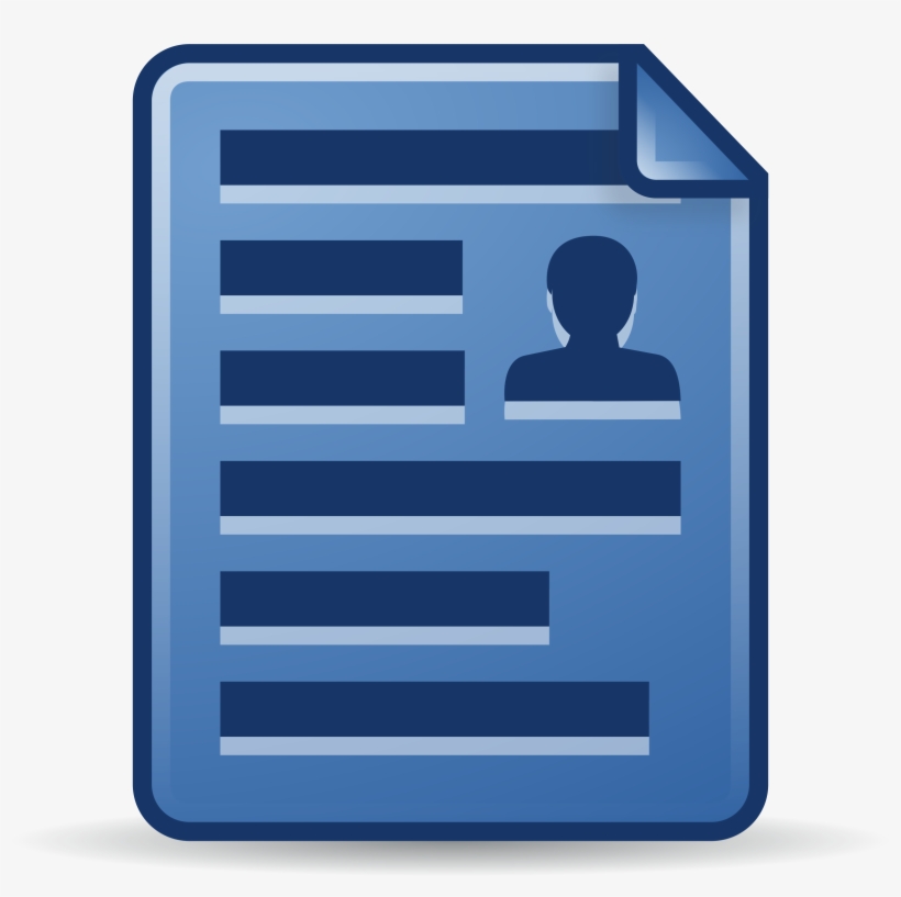 This Free Icons Png Design Of Contact Document, transparent png download