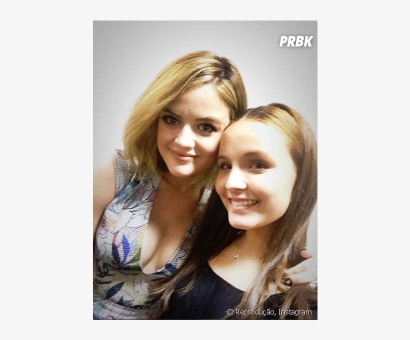 Larissa Manoela Já Tietou Lucy Hale, De &quot - Montagens De Fotos Pll, transparent png download