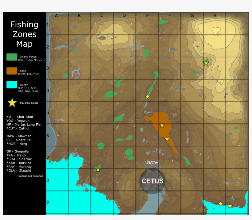 Wiki Fishing & Bait Guide Warframe Fishing Map Murkray Transparent