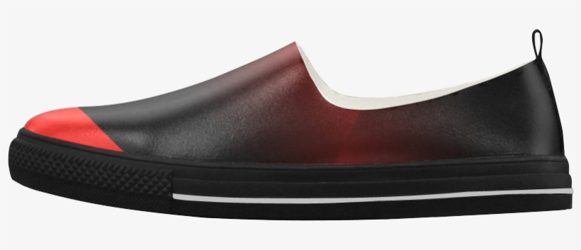 Red Triangle Gradation Shoe Apus Slip-on Microfiber - Slip-on Shoe, transparent png download