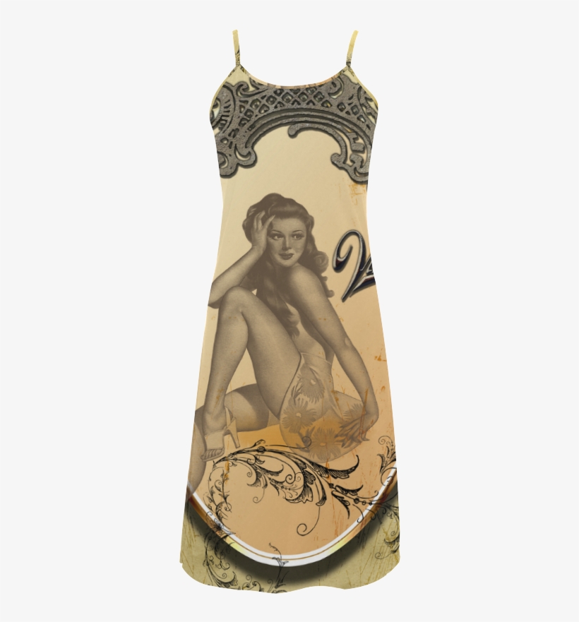 Vintage, Wonderful Pin Up Girl Alcestis Slip Dress - Pin Up, transparent png download