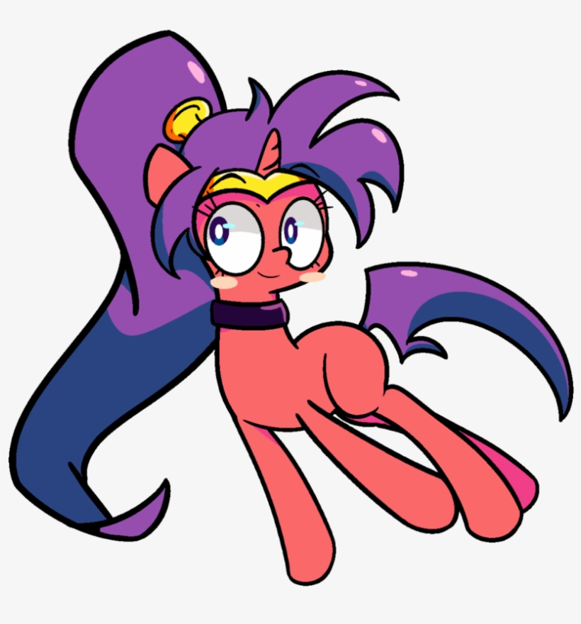 Turtlefarminguy, Blushing, Ponified, Safe, Shantae, - Cartoon, transparent png download