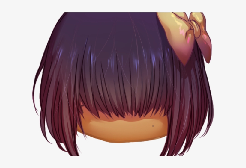 Long Hair Clipart Bangs - Lace Wig, transparent png download