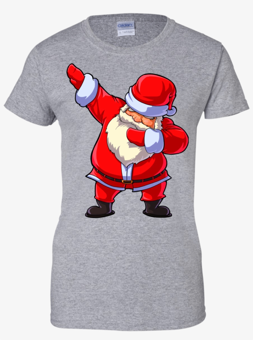Santa Claus Dabbing Christmas Shirt, transparent png download