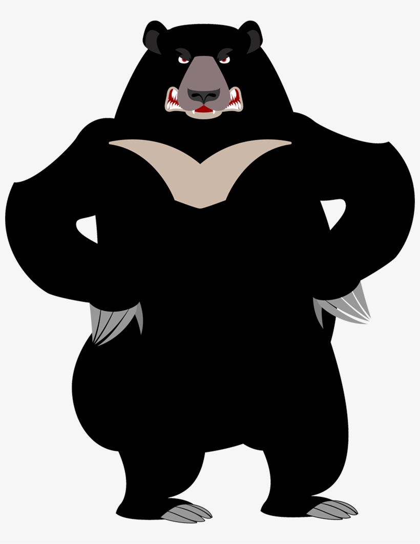 If A Black Bear Charges, Fight Back Go For The Eyes - Bear, transparent png download
