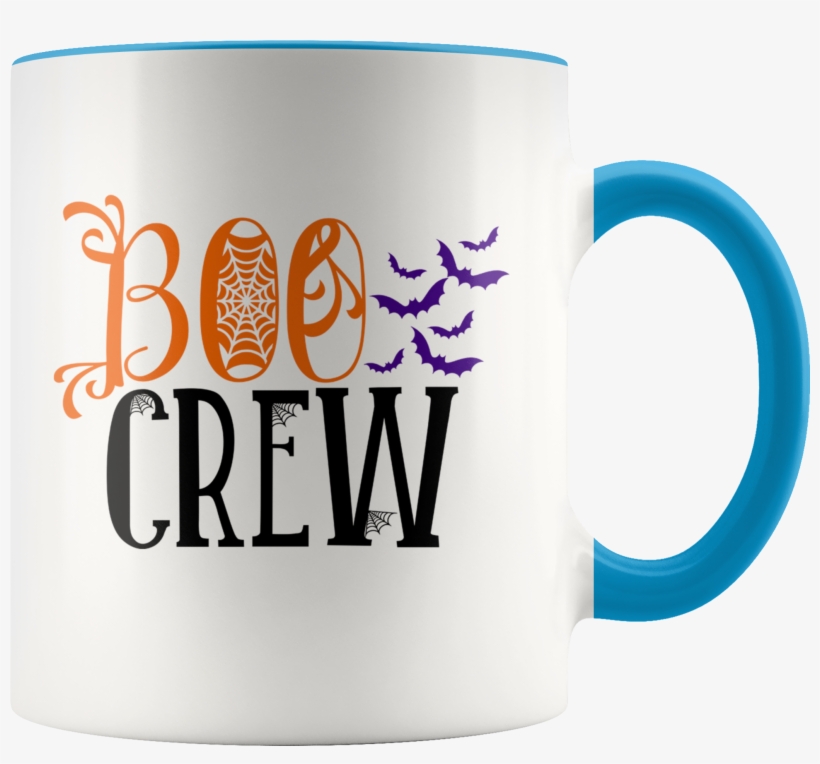 Boo Crew Funny Halloween Ghost Coffee Mug With Vampire - Mug, transparent png download
