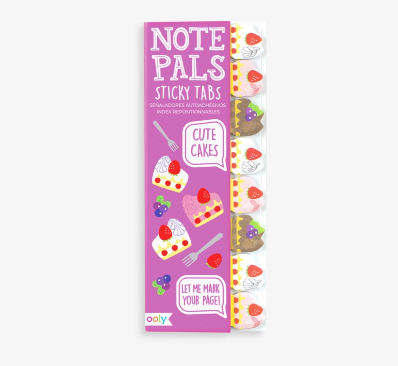 Note Pals Sticky Tabs With Sweet Cake Designs - Ooly Karteczki Samo Przylepne, transparent png download