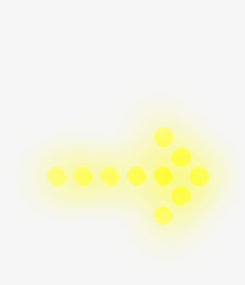 #sagitta #freccia #neon #yellow #arrow - Circle, transparent png download