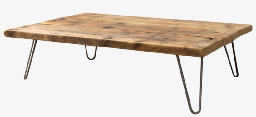 Reclaimed Scaffold Board Coffee Table - Coffee Table, transparent png download