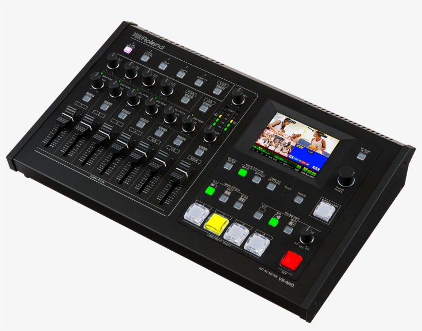 All In One Hd Av Mixer With Built In Usb - Roland Vr 4hd Hd Av Mixer, transparent png download