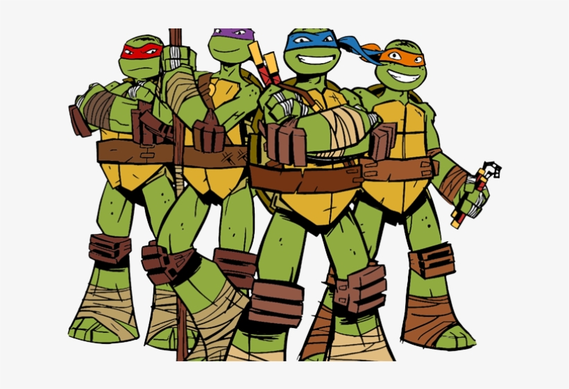 Ninja Turtles Clipart Clip Art - Las Tortugas Ninja Png, transparent png download