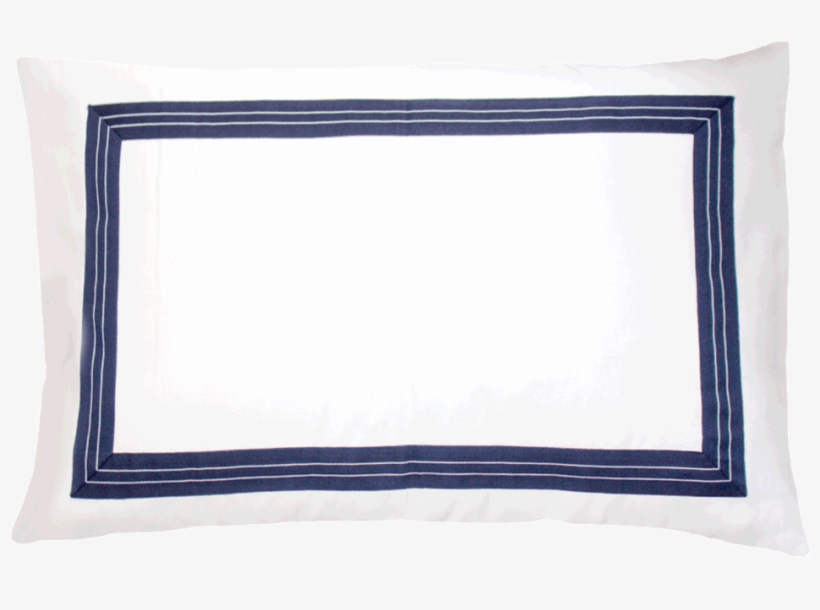 Shop Bandhini Braids Braid Denim Navy Sham Cushion - Picture Frame, transparent png download